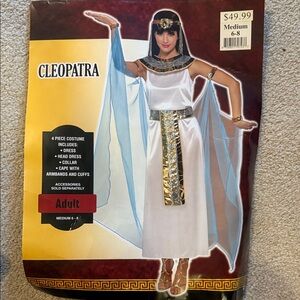 Patra Cleopatra Lady’s Costume - White and Gold